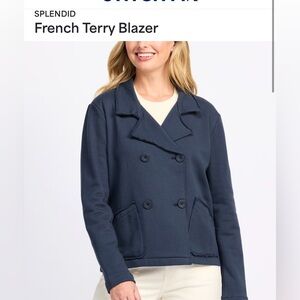 Splendid cropped peacoat